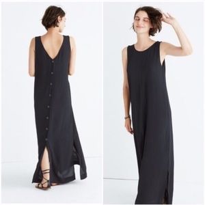 MADEWELL | lakeshore button-back maxi dress